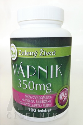 Zelený Život VÁPNIK 350 mg