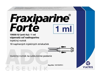 Fraxiparine Forte 19 000 IU (anti-Xa)/1 ml