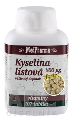 MedPharma KYSELINA LISTOVÁ  800 µg forte