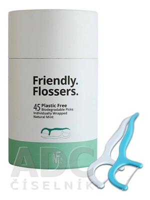 NFco. Dentálna niť so špáradlom Friendly Flossers