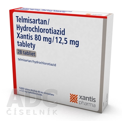 Telmisartan/Hydrochlorotiazid FMK (Xantis)