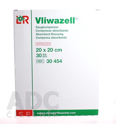 VLIWAZELL KOMPRESY SAVÉ STERILNÉ 20x20cm