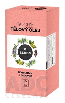 LEROS SUCHÝ TELOVÝ OLEJ ROZMARÍN & BORIEVKA