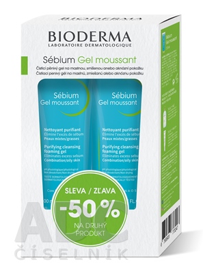 BIODERMA Sébium Gel moussant 1+1 Festival