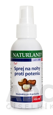 NATURLAND SPREJ NA NOHY PROTI POTENIU