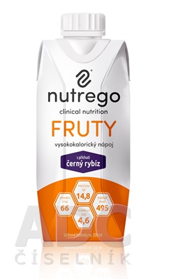 Nutrego FRUTY s príchuťou čierna ríbezľa