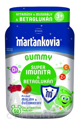 STADA Marťankovia GUMMY Super Imunita & Betaglukán