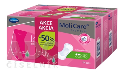 MoliCare Premium lady pad 2 kvapky DUOPACK