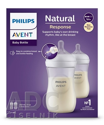 AVENT FĽAŠA Natural Response 260 ml