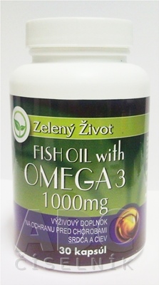 Zelený Život FISH OIL s OMEGA 3 1000 mg