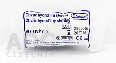 Steriwund Obväz hydrofilný sterilný HOTOVÝ č.2