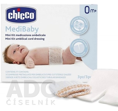CHICCO MediBaby Mini Set na ošetrenie pupočníka