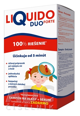 LiQuido DUO Forte šampón proti všiam