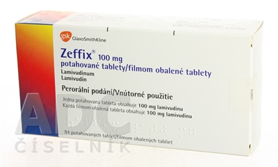 Zeffix 100 mg filmom obalené tablety