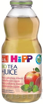 HiPP BIO Jablkova šťava s medovkovým čajom