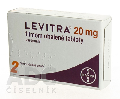 LEVITRA 20 mg filmom obalené tablety