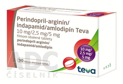 Perindopril-arginín/indapamid/amlodipín Teva