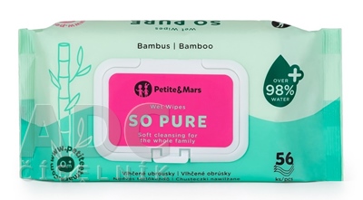 Petite&Mars Vlhčené obrúsky SO PURE