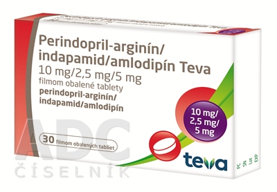 Perindopril-arginín/indapamid/amlodipín Teva
