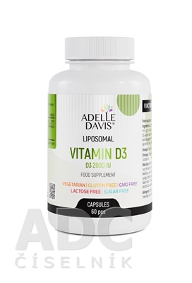 Adelle Davis Liposomal VITAMIN D3, 2000 IU