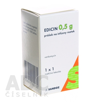 EDICIN 0,5 g prášok na infúzny roztok