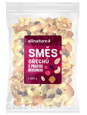 Allnature ZMES ORECHOV S PRAVOU BRUSNICOU