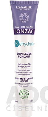 JONZAC Rehydrate Ľahký HYDRATAČNÝ KRÉM BIO