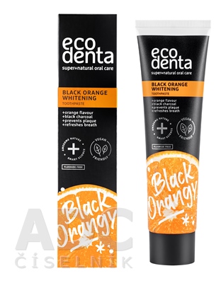 EcoDenta BLACK ORANGE WHITENING