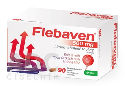Flebaven 500 mg filmom obalené tablety