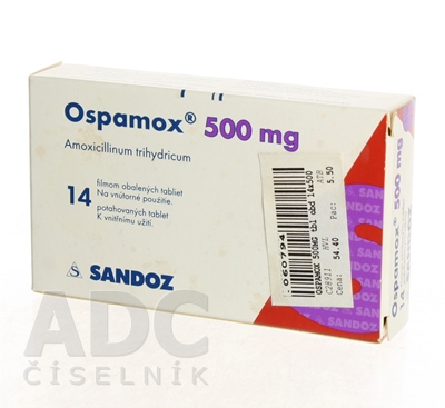 Ospamox 500 mg filmom obalené tablety
