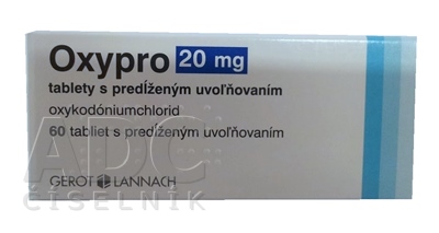 Oxypro 20 mg tablety s predĺženým uvoľňovaním