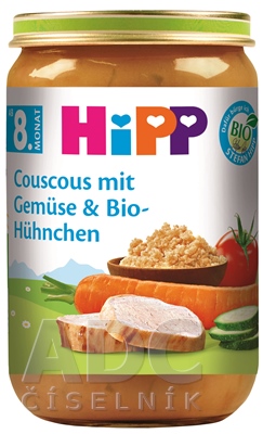 HiPP BIO Kuskus so zeleninou a kuracie mäso