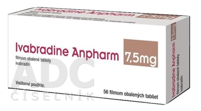 Ivabradine Anpharm 7,5 mg filmom obalené tablety