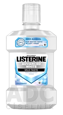 LISTERINE ADVANCED WHITE MILD TASTE