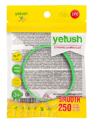 Yetush Smooth Citronella Náramok