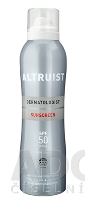 ALTRUIST Neviditeľný opaľovací sprej SPF 50