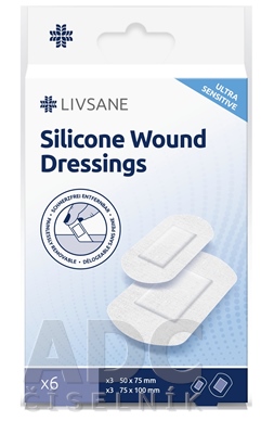 LIVSANE Silikónové náplasti ULTRA SENSITIVE