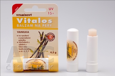 VITALOS Balzam na pery vanilka SPF 15