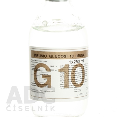 INFUSIO GLUCOSI 10 IMUNA