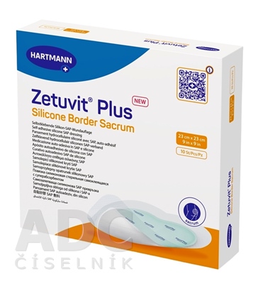 Zetuvit Plus Silicone Border Sacrum