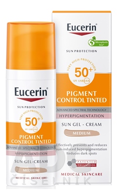 Eucerin SUN PIGMENT CONTROL TINTED SPF 50+ MEDIUM