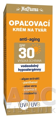 MedPharma OPAĽOVACÍ KRÉM NA TVÁR SPF 30