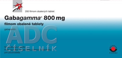 Gabagamma 800 filmom obalené tablety
