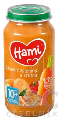 Hami príkrm Záhradná zelenina s morkou