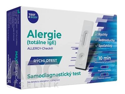 MAXIMEDICAL Rýchlotest Alergie-totálne IgE