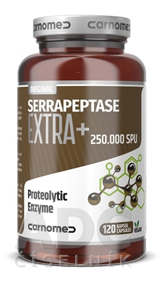 CarnoMed SERRAPEPTASE EXTRA+ 250.000 SPU