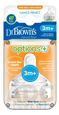 Dr.BROWN´S NÁHRADNÉ CUMLÍKY OPTIONS+ LEVEL 2