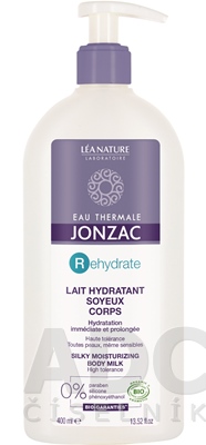 JONZAC Rehydrate Hydratačné TELOVÉ MLIEKO BIO