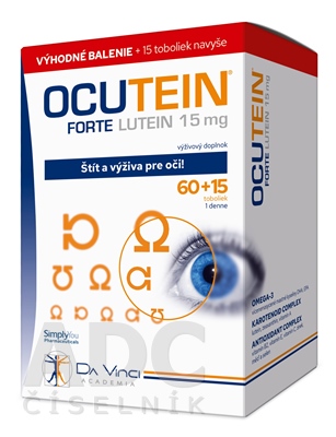 OCUTEIN FORTE Luteín 15 mg - DA VINCI
