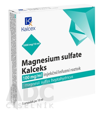 Magnesium sulfate Kalceks 100 mg/ml